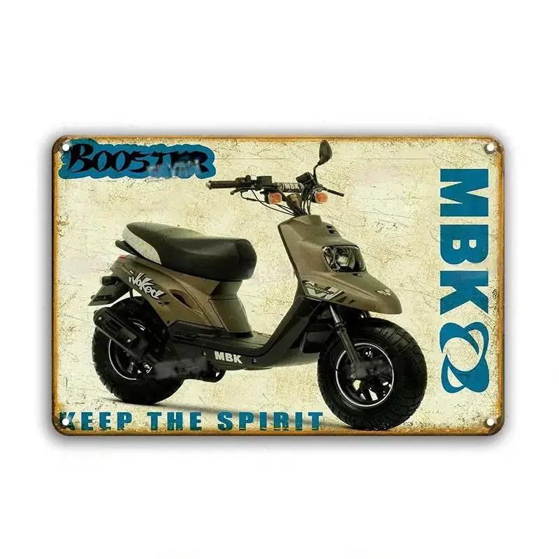 Vintage Motorcycle Decorative Metal Plate Poster Rusty Shabby Tin Sign Dad's Garage Bar Wall Decor Crafts Plaque Tinplate Signs