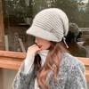 Knitted Hat Women's Winter Wool Hat Autumn and Winter Versatile Winter Warm Knitted Hat Women