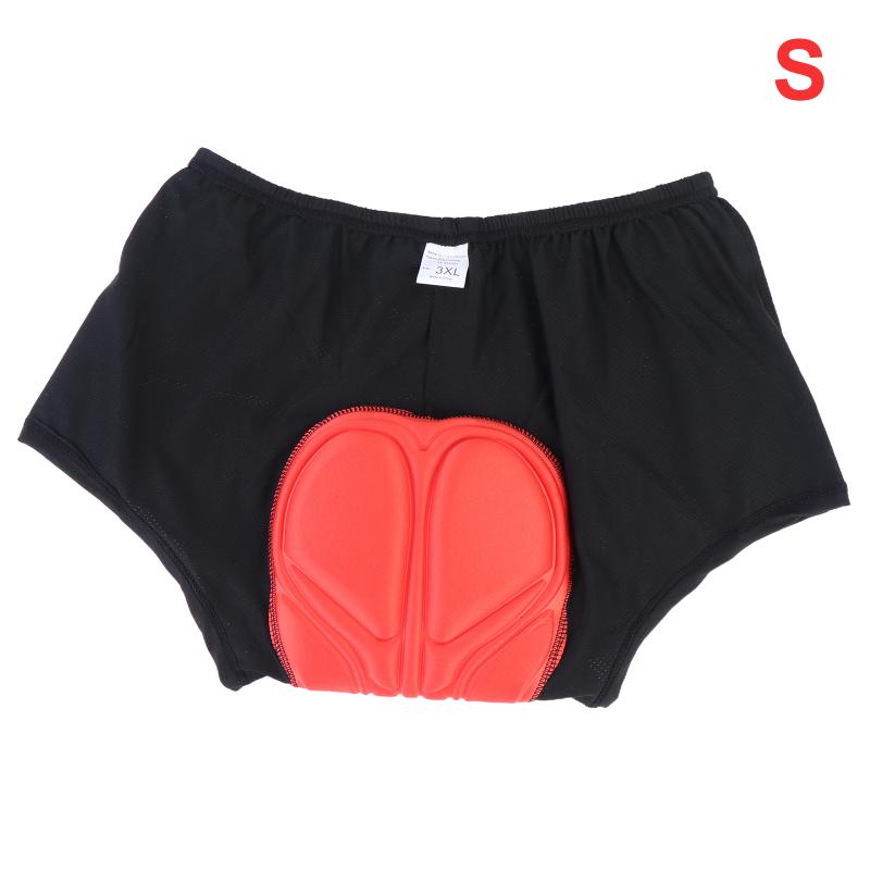 Padded Cycling Underwear Shorts 3D Sponge Cushion Breathable Quick Dry Shockproof Liner Underpants For Mountain Road Bike Riding