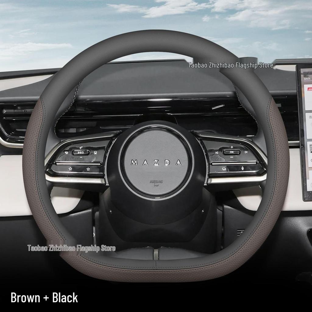 2025 Mazda EZ60 Steering Wheel Cover: Ultra-Thin, Non-Slip, Sweat-Absorbent, All-Season Car Interior Decoration