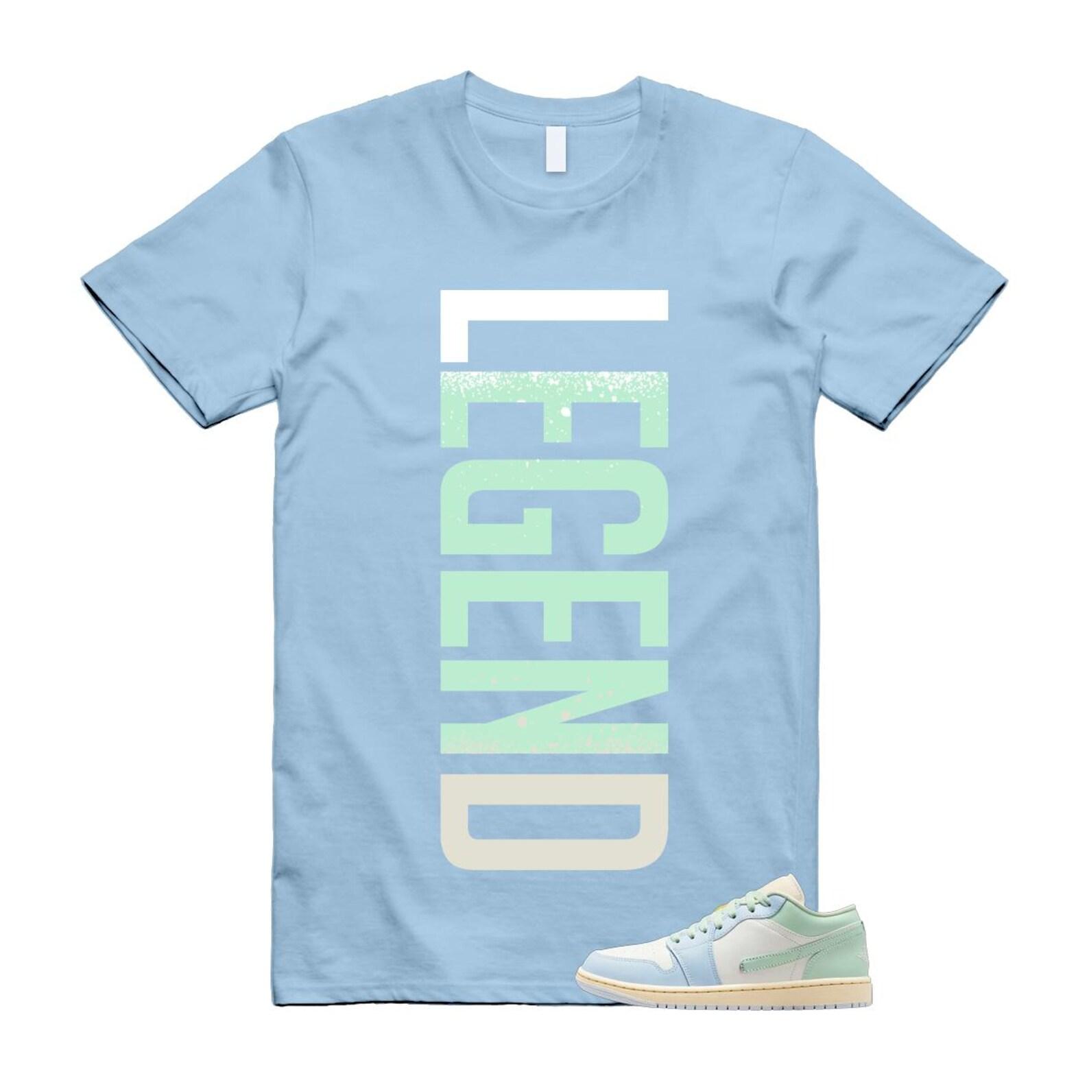 1 Sail Jade Aura Muslin White Ice Blue Mint T Shirt Match LEGEND XL