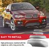 4PCS Car Auto Exterior Rack Roof Rack Rail Retrofit End Cover Dome Holder Case Cap For BMW E71 E72 X6 2008-2014