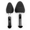 1 Pair Shoe Trees Adjustable Length Multi-holes Ultralight Matte Black Universal Anti-deformation Men Women Shoe Shape Supports Keepers