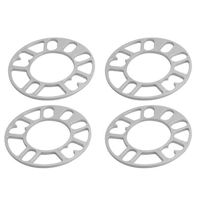 Stuurvnee 4pcs Aluminum Wheel Spacer Shim Plate Wheel Spacer 5mm