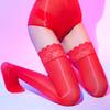 Sexy Glossy Long Stockings Peacock Lace Women Bare Leg Artifact Erotic Stockings Glossy Over-the-Knee Horse Oil Black Stockings