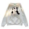 Japanese Retro Cute Flocked Kitten Hooded Sweater for Men and Women New Loose American Brand Couple Coat