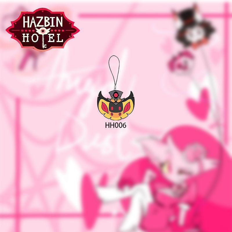 Alastor Doudou Eyes Keychain Vaggie Cell Phone All Staff Set Bag Decoration Adam Accessories Kawaii Lucifer Pendant Gift