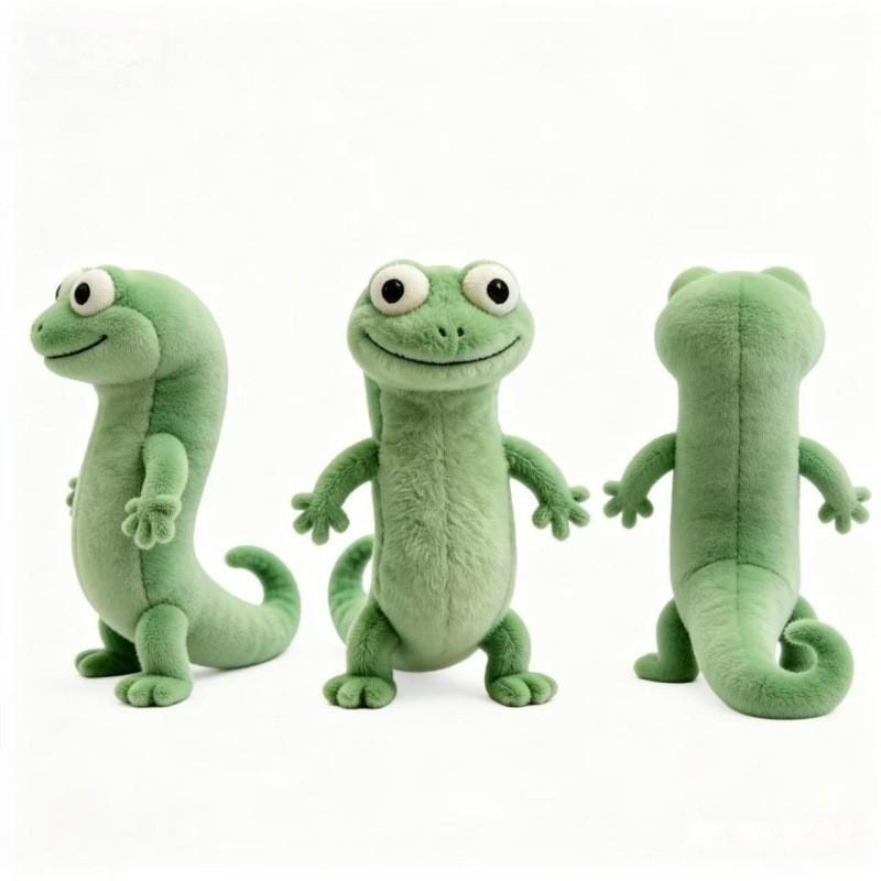 Lizard Tom Green Lizard Simulation Plush Toy Cute Doll Cloth Doll Doll