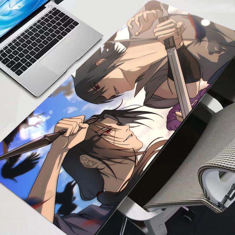 

Mouse Pad Large Gamer Gaming Accessories Speed Keyboard Rubber Naruto Lock Edge Desk Mat Laptop Anime Durable Mousepad 30x60x0.2cm