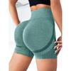 Seamless High Waist Quick-Dry Yoga Shorts - Women's High-Intensity Peach-Butt Fit