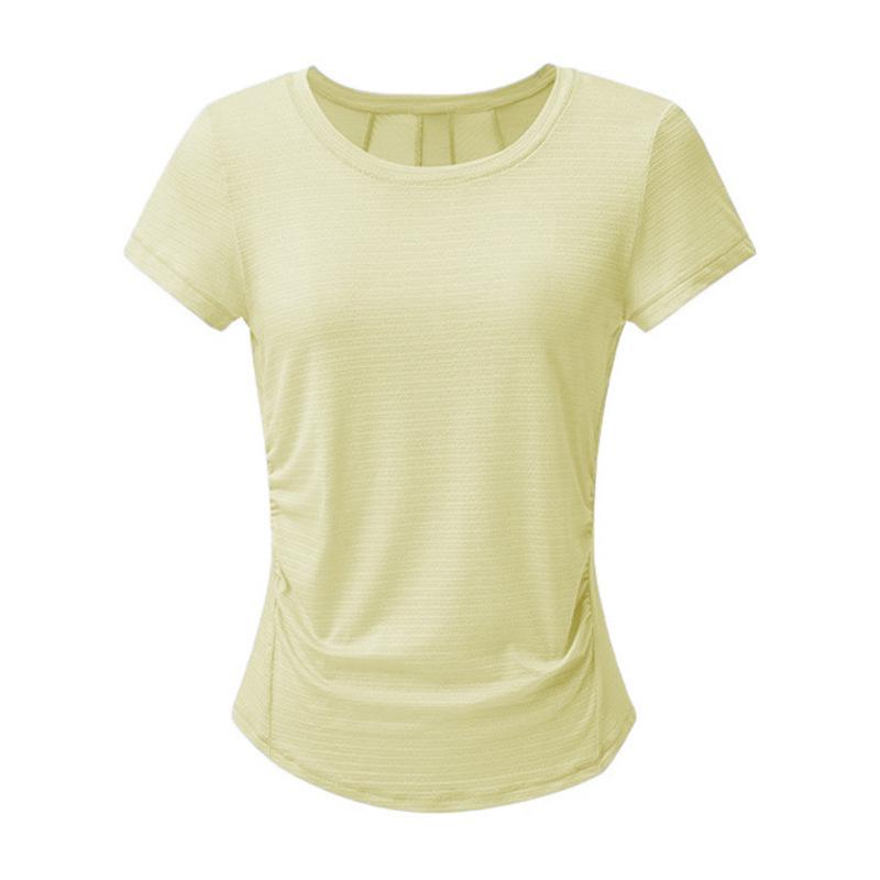 Women's Quick-Dry Yoga Running T-Shirt - Loose Fit, Short Sleeve, Lightweight Summer Cover-Up