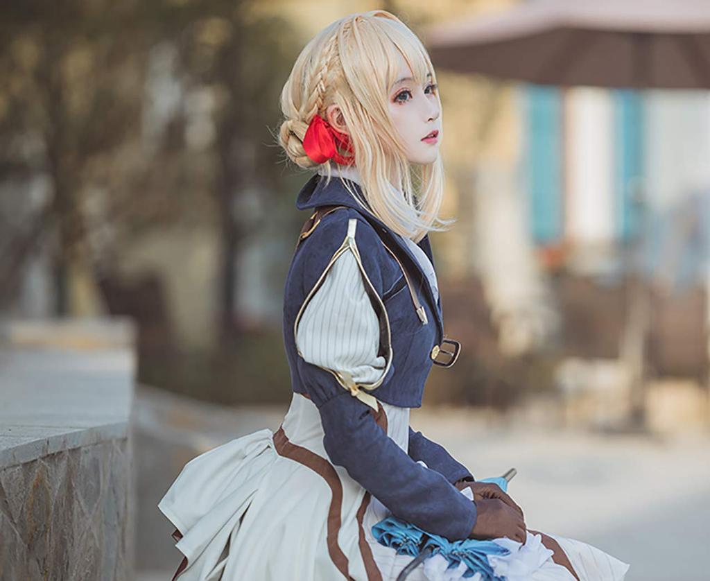 [Milky Time] Violet Evergarden Cosplay Dress with Wig