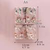 Retro Scrapbook Binder Cloth Cover Loose-leaf Notebook Portable A6 Loose-leaf Diary  for Girls