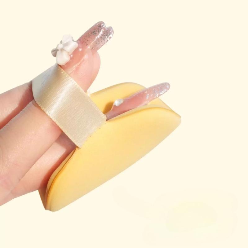 GUOXIAONIU 6PCS Butter puff air cushion biscuit becomes bigger when encountering water, super soft liquid foundation makeup tool
