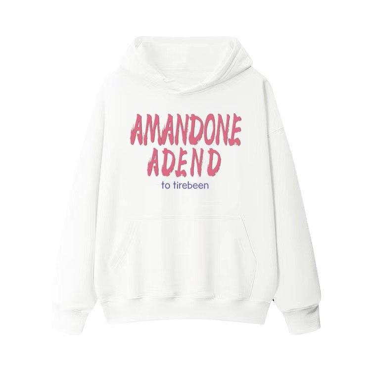 

2024 Осень/Зима Унисекс Худи Свободного Кроя 500г с Принтом Букв - Универсальный Тренд XL