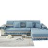 Sofa Cushion Universal In All Seasons Plush Sofa Cover Non-Slip Armrest Towel Autumn And Winter Solid Color Princess Combination