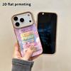 Phone Case: 2D flat lambskin suitable for iPhone 18, 17, 16, 15, 14, 13 Pro film protective case,building block decoration, Christmas and Halloween gi