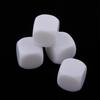 50Pcs 18mm DSided Plastic Cube Blank Accessory For Party Games, Table Games