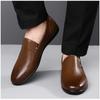 Mens Leather Loafers Non Slip Walking Flats Breathable Outdoor Slip on Casual Shoes for Male Work Office Driving Sneakers 2025