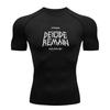 Men's Quick Dry Compression Athletic T-Shirt, Horror Death M