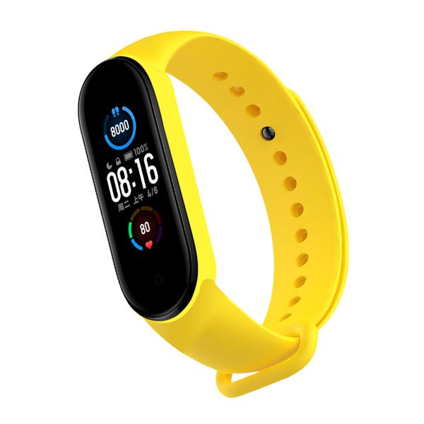 Cinturino In Silicone Per Xiaomi Mi Band 3/4/5/6/7 - Bracciale Sportivo Unisex Nero
