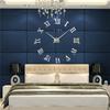 Extra 3d Diy Large Roman Numerals Luxury Mirror Wall Sticker Clock Home Decor