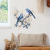 Painted Branch Flower Birds Wall Sticker Bedroom Living Room Porch Home Background Decoration Self-adhesive Decals