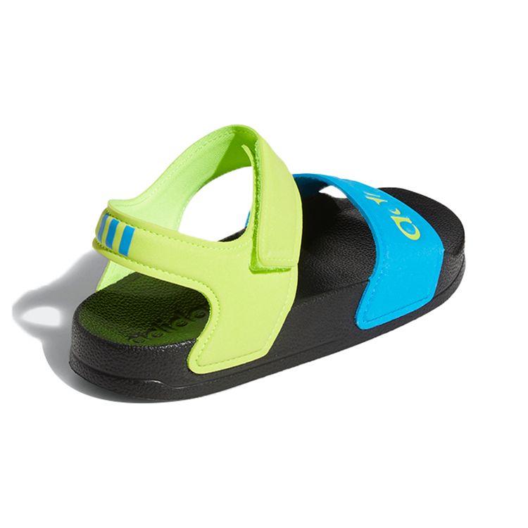 Adidas Adilette Sandal K Solar Yellow Blue Kids Sneakers Core-Black Solar-Blue FY8850