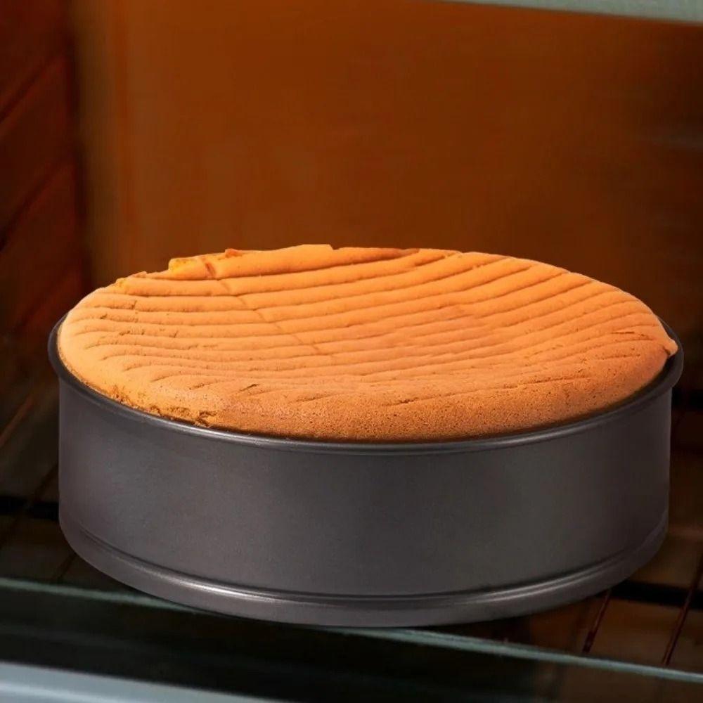 3pcs Carbon Steel Cake Mold Baking Tools Live Bottom Baking Pan Tool  Home Kitchen