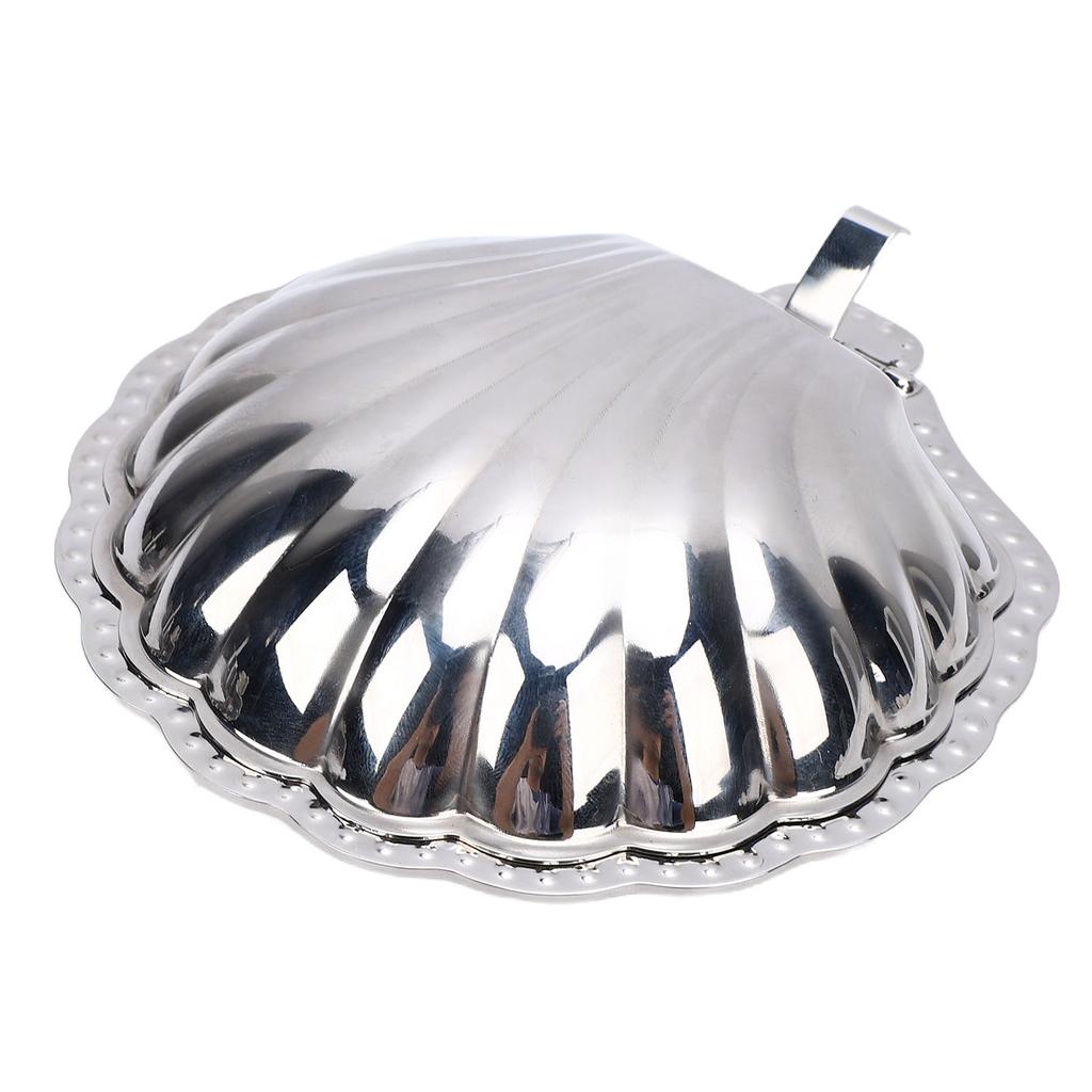   Jewelry Dish Trinket Tray Decorative Jewelry Plate Serving Tray for Nuts Appetizers Home Party Decor Silver Finish