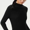 broadcast Women's Slim-Fit Half-High Collar Wool Knit Sweater