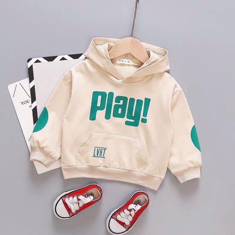 Boys Cotton Hoodie Spring Autumn Thin Long Sleeve Pullover Toddler Casual Top