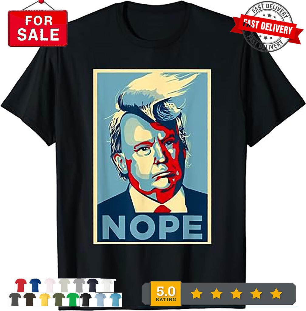 Ne, tričko proti Trumpovi Tričko s Trumpovými vlasy