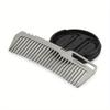 Compact Titanium Comb for Men - Lightweight EDC, Durable Stainless Steel Teeth, Non-Allergic Design for Everyday Grooming, Beard Grooming