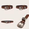 Trendy Faux Leather Belt With Exquisite Embossed Pattern Novelty Needle Buckle 13072.3cm