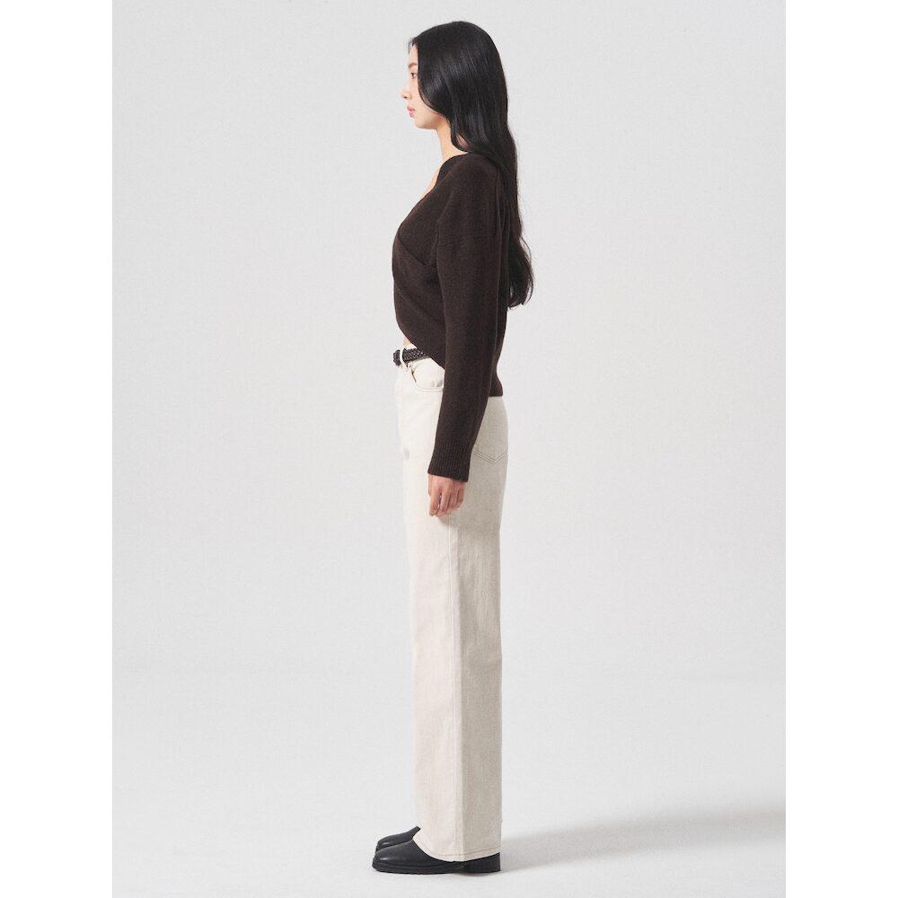 8SECONDS Front Wrap Pullover Brown