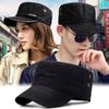 "Men's Korean Military Cap: Breathable, Casual, Unisex Flat Cap for All Seasons"