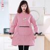 Stylish Cotton Long-Sleeve Coveralls - Autumn/Winter Kitchen & Home Cooking Apron for Adults