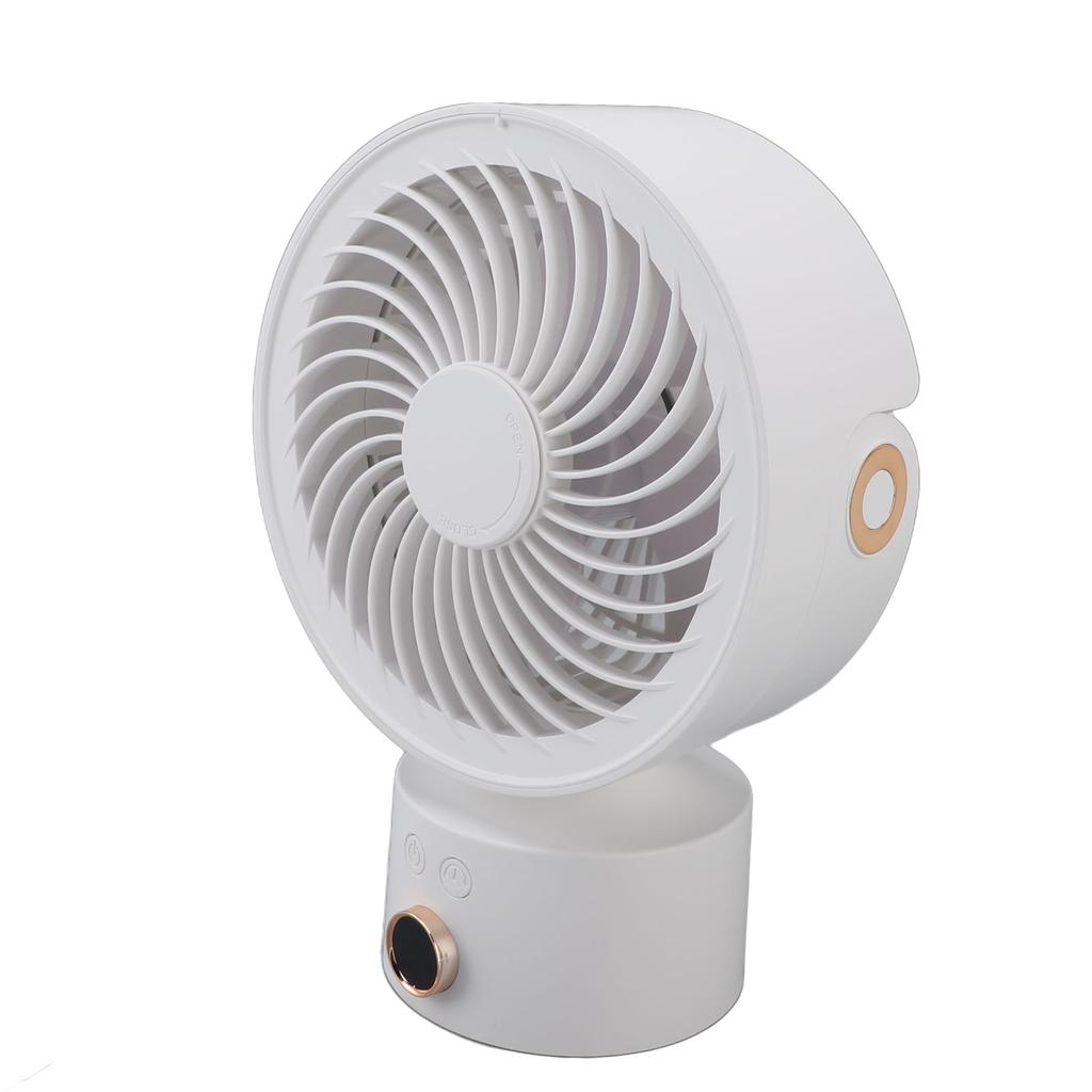 Circulator Desk Fan Battery Operated Portable USB Rechargeable Oscillating Table Fan with 4H Timer for Home Travel Camping