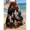 Sukienka półspódnica damska, Druk 3D, Codzienna, Lekki top, halloween, Hip Hop, Duży rozmiar, Moda