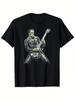 Rock Guitarist Playing Frankenstein Music T-Shirt