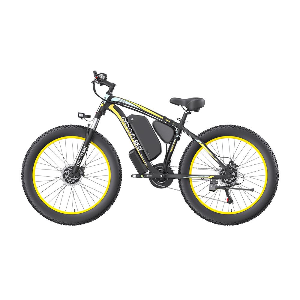 GOGOBEST GF700 Electric Bicycle Adult 1000W  Motor 48V18.2AH City Riding E-Bike 26'' Fat Tire Electric Bike