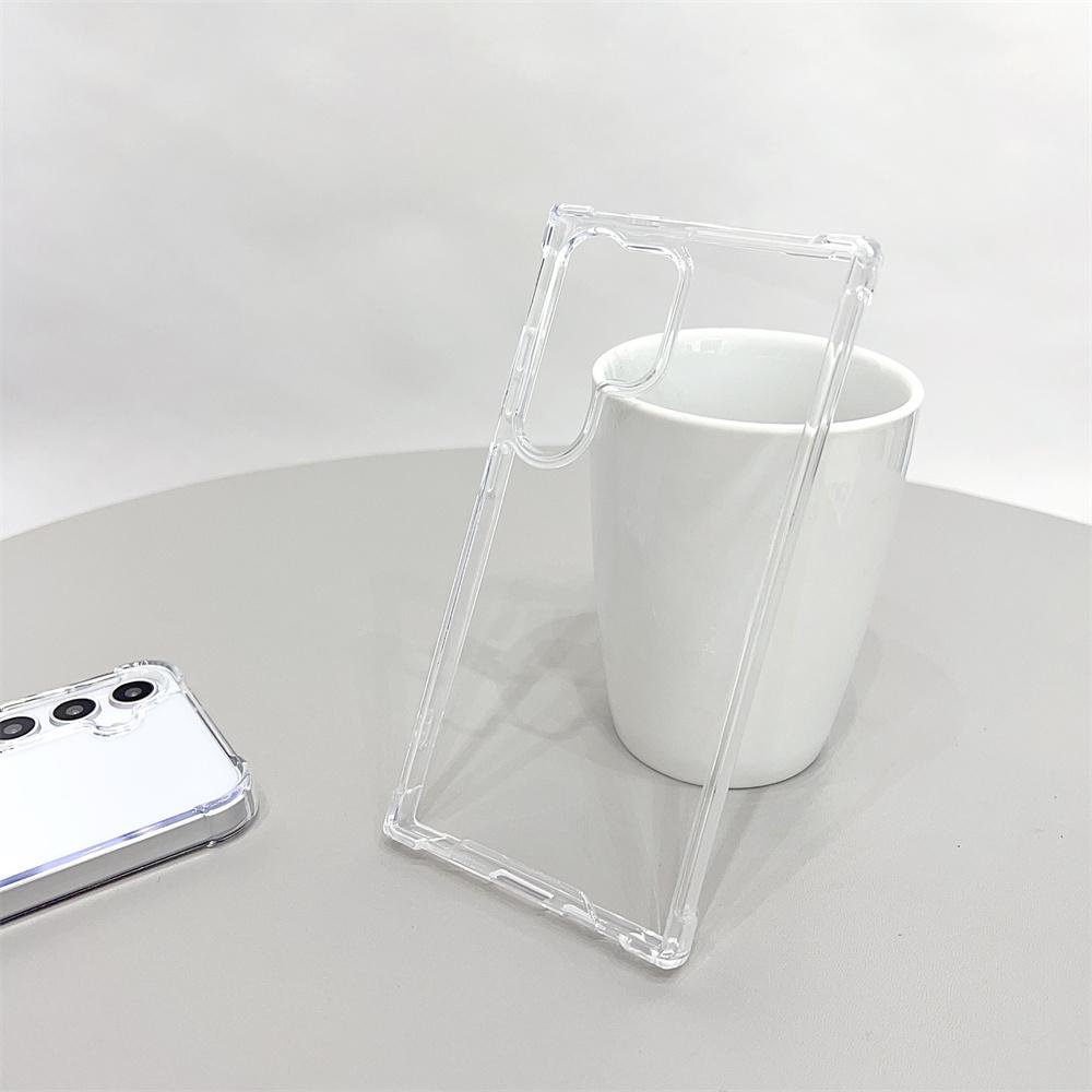 Transparent Anti yellowing Case for Samsung S25 FE S24 Ultra S23 S22 S21 S20 A15 A16 A06 A26 A35 A36 A55 A56 M56 M16 F06 Cover