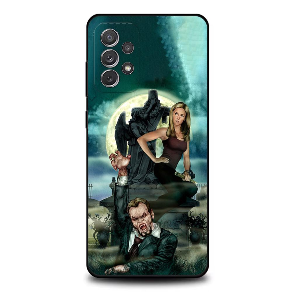 B-Buffy the Vampire Slayer Phone Case For Samsung S25,S24,S21,S22,S23,S30,Ultra,S20,Plus,Fe,Lite,Note,10,9,5G Black Cover