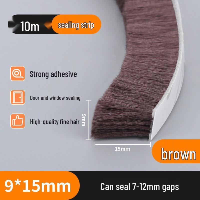 Self-Adhesive Door Window Weatherstrip Seal