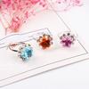 12pcs/Box Children Crystal Ring Toys Girl Dress Up Jewelry Toys Style Random Ship Boxed Cartoon Decorative Ring Gift for Kids