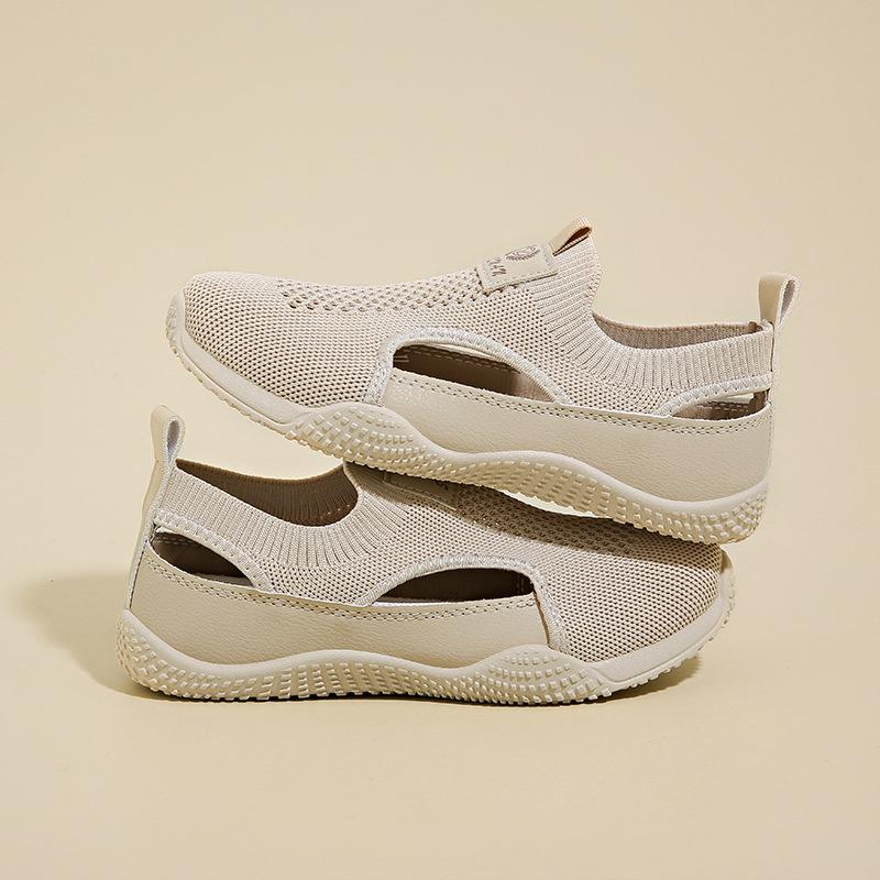 

Обувь из кокоса женская летняя обувь полые дышащие нескользящие плетеные спортивные туфли для беременных женщин ленивые кроссовки для педалей 35 хаки