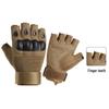 Half-Finger Tactical Gloves: Hard Shell Protection, Wear-Resistant, Non-Slip Combat Gloves for Outdoor and Shooting Sports.