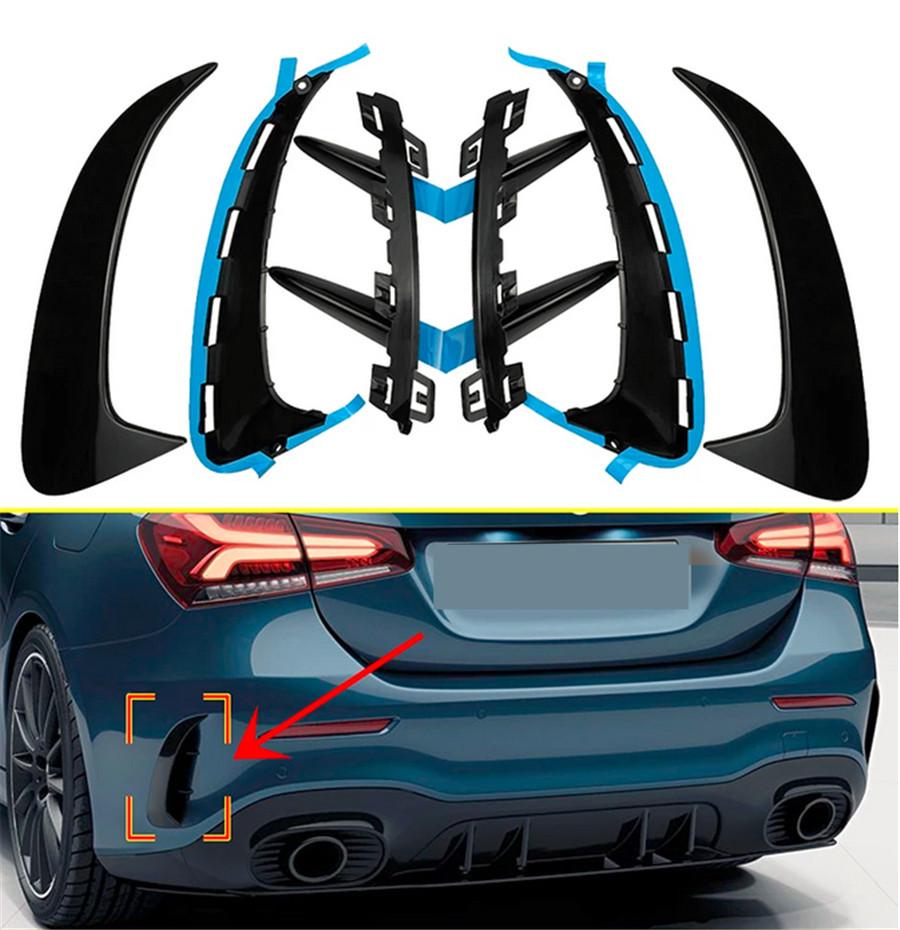 Rear Bumper Trim Lip Splitter for Mercedes A Class
