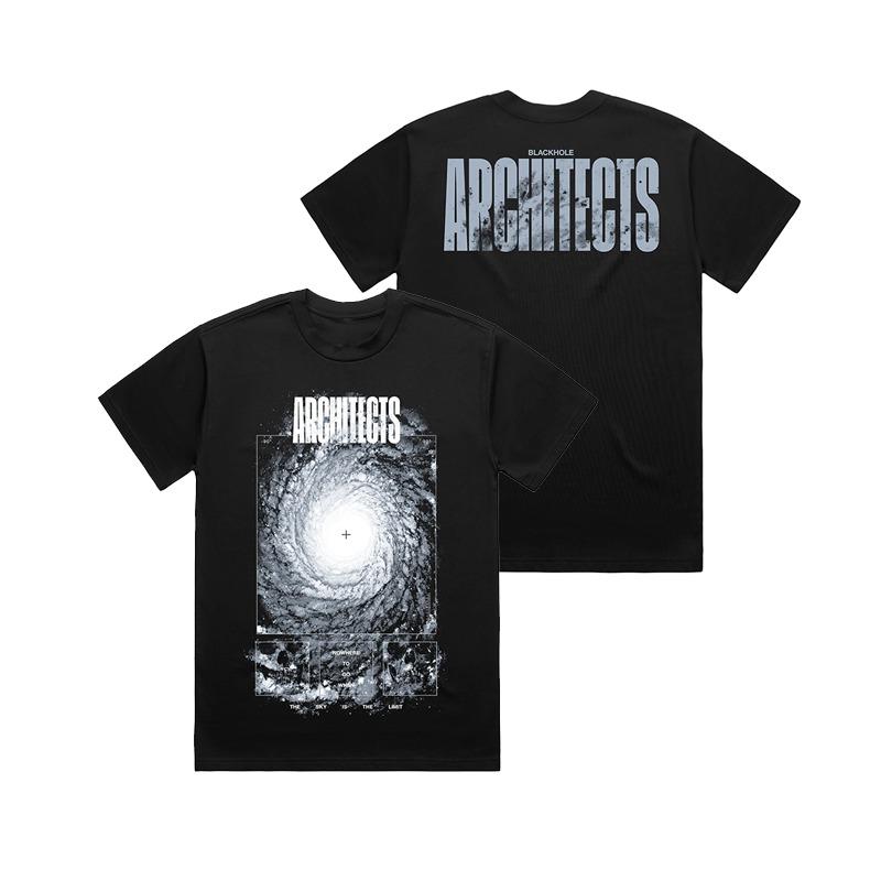 New Architects Britische Renommierte Metal Band Breites Vintage Reines Baumwolle Herren und Damen Kurzarm T-Shirt für den Sommer